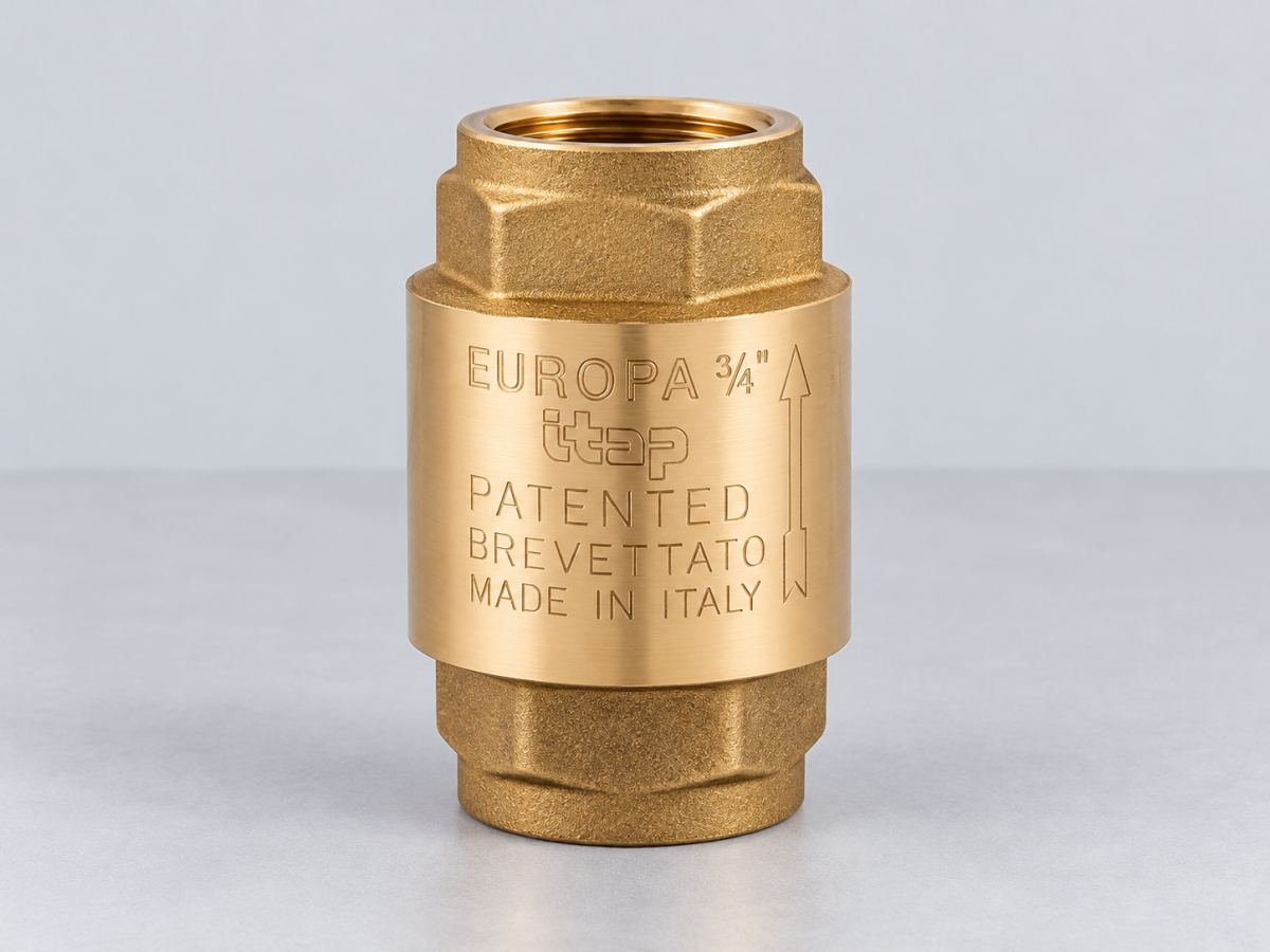 Brass non-return valve