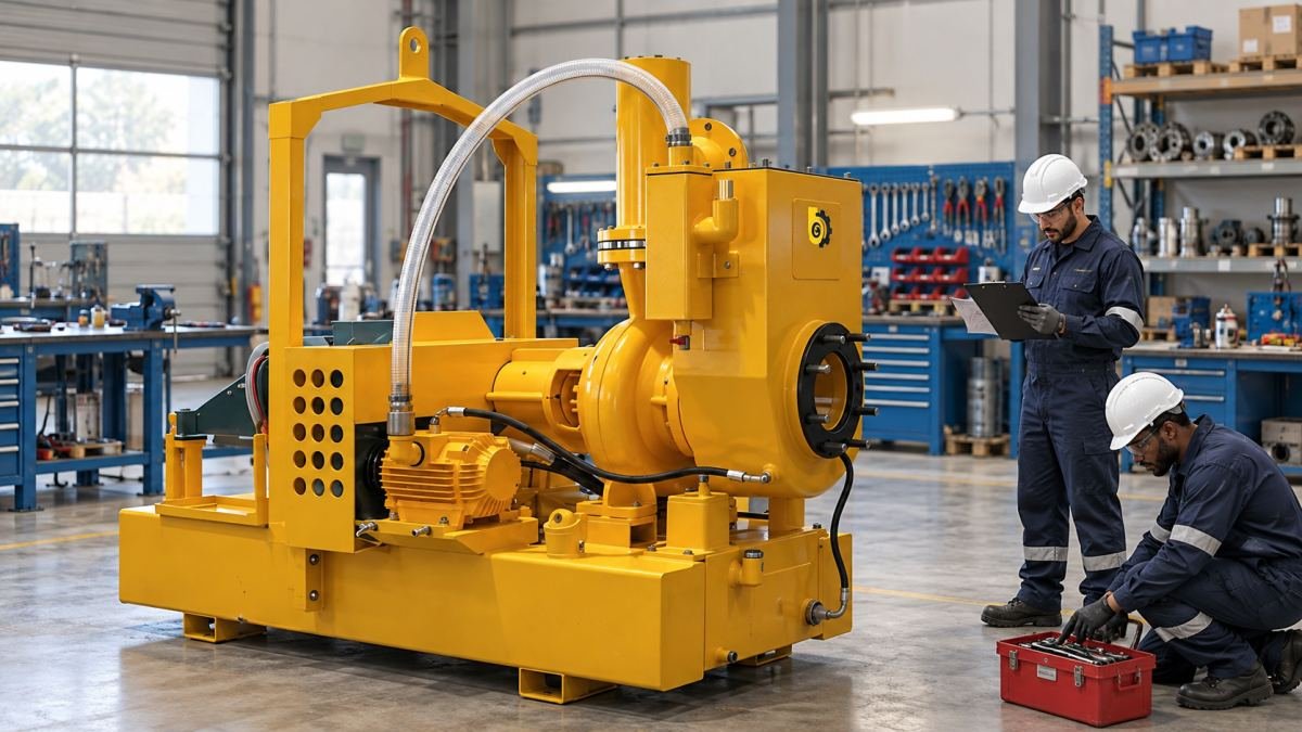 Pump maintenance in the SmartCo workshop