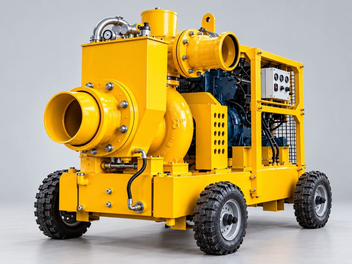 SmartCo 8-Inch Dewatering Pump SM200, front view