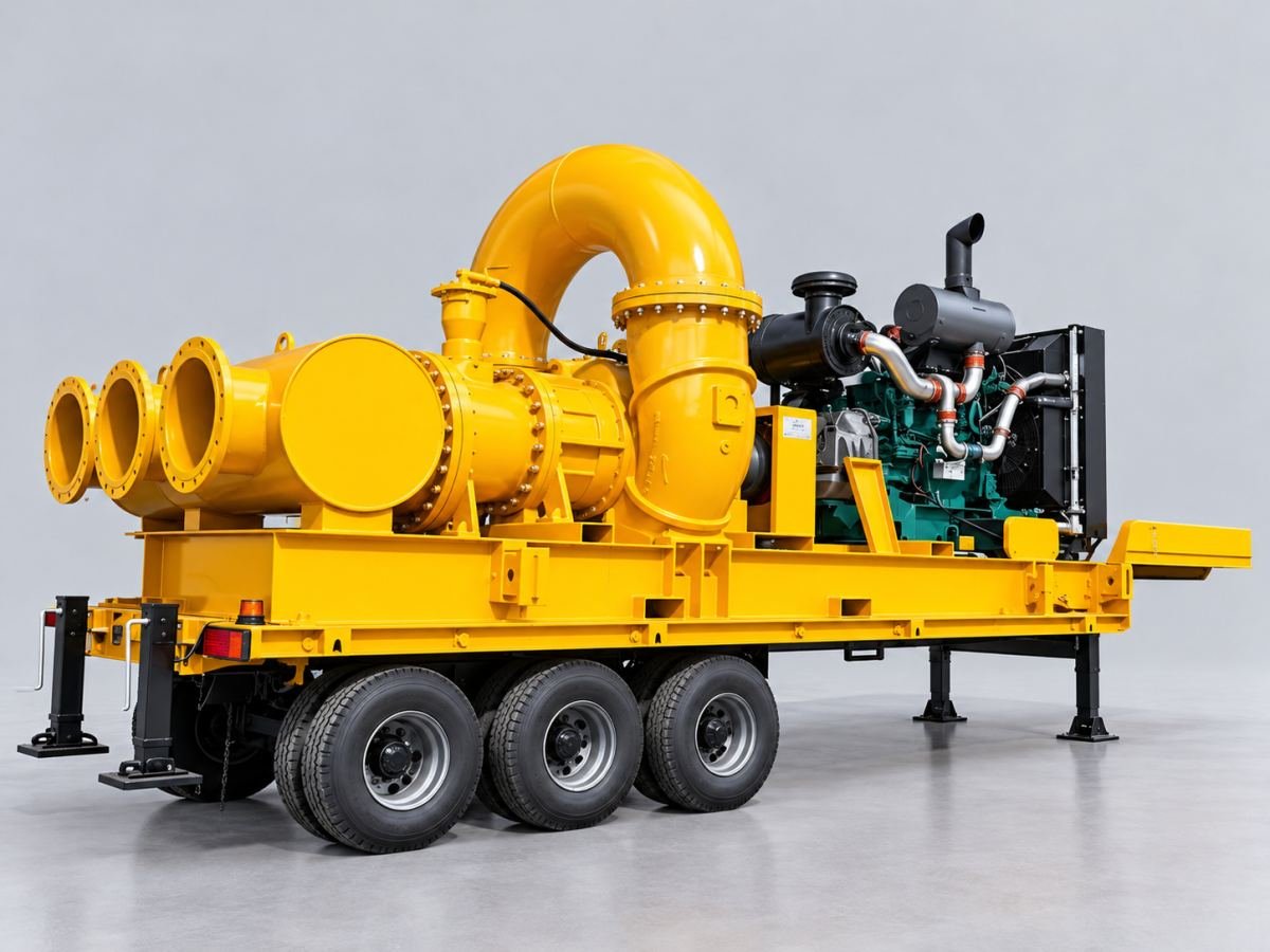 SmartCo 24-Inch Dewatering Pump, trailer-mounted unit