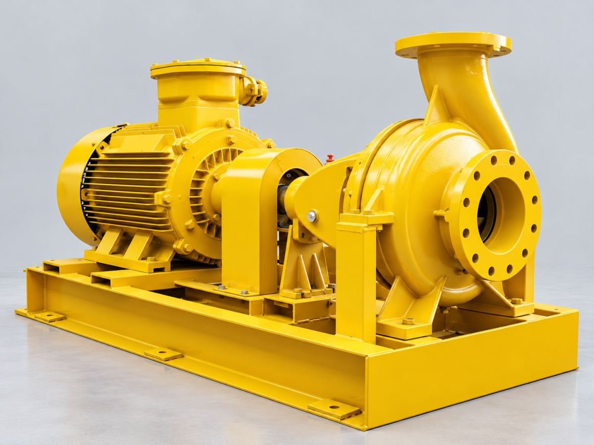 SmartCo Electric Pump, electric pump on a base frame