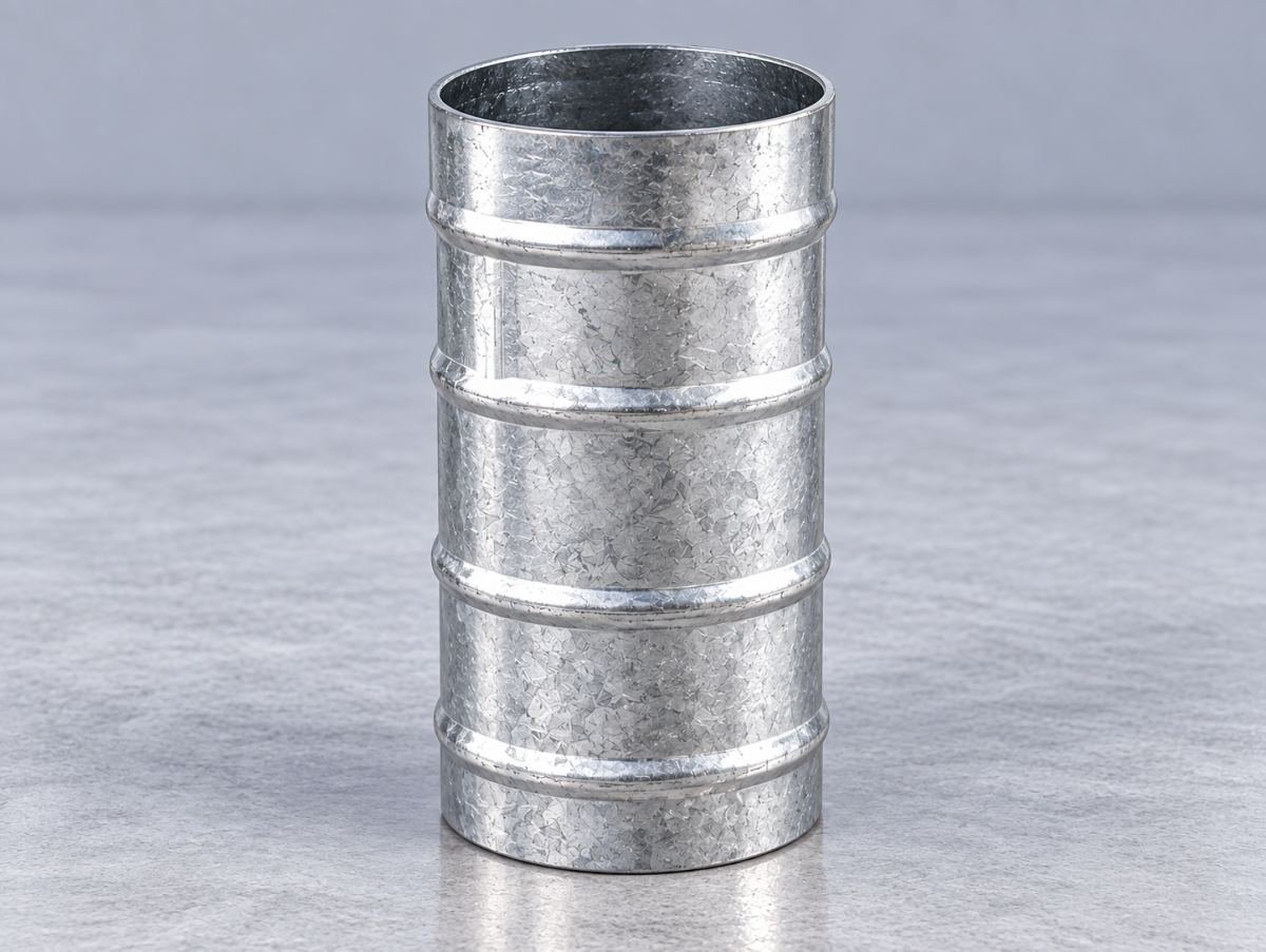 Galvanized steel duct coupling