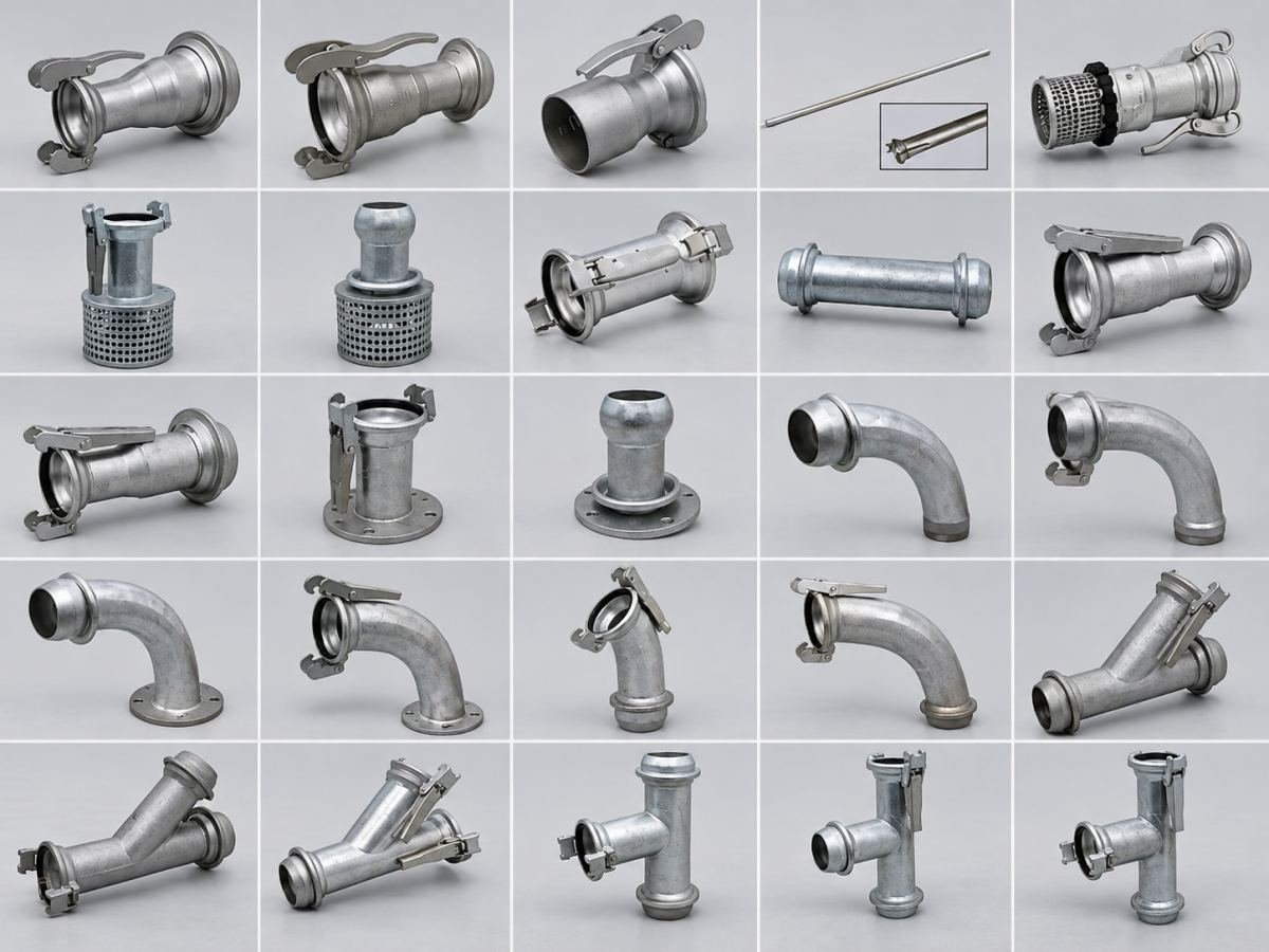 Galvanized Miller fittings range