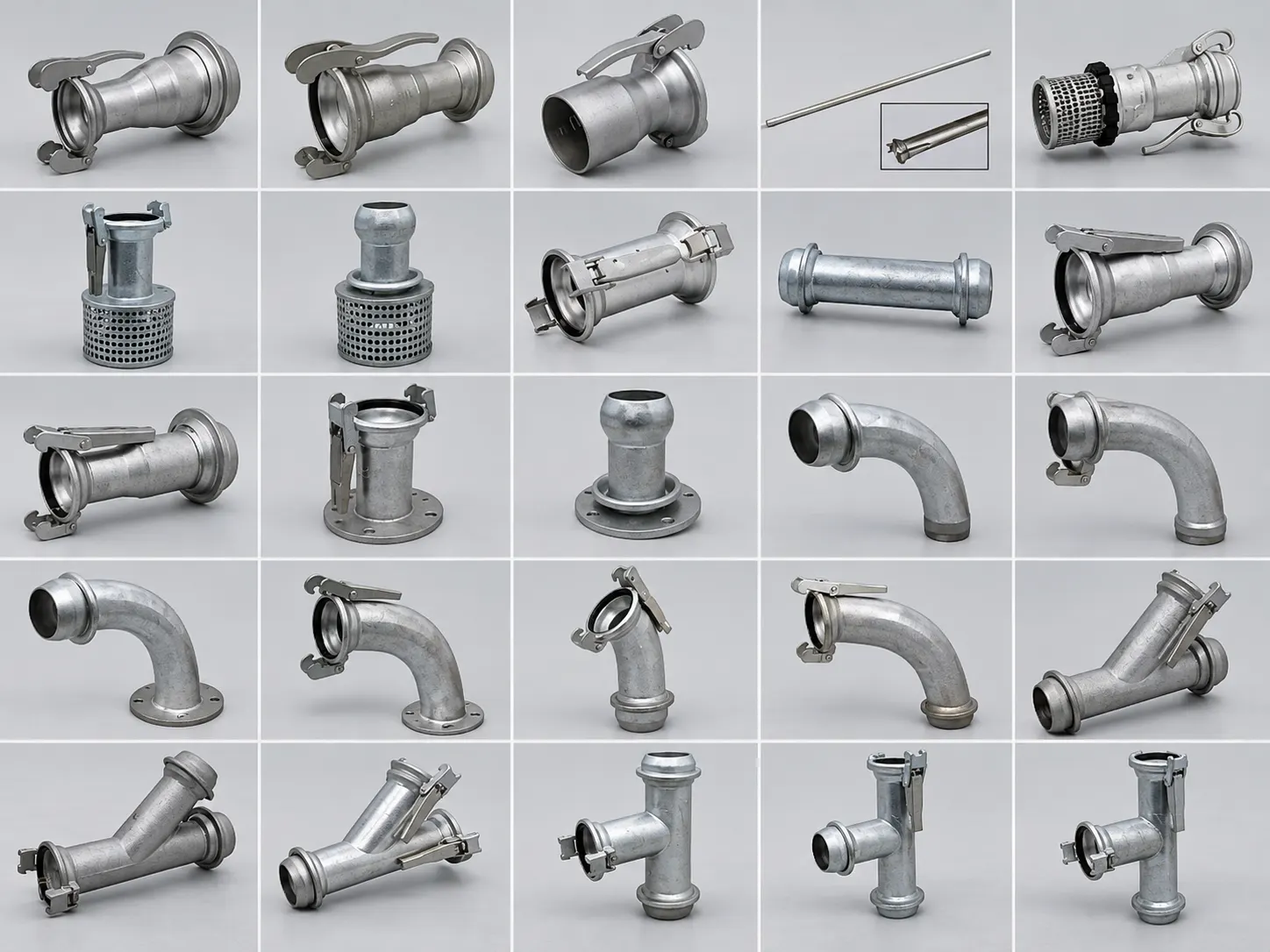 Galvanized Miller fittings range