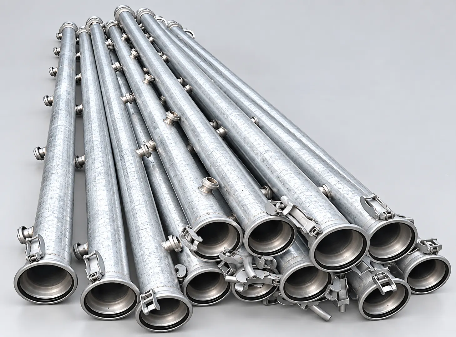 Galvanized header pipes