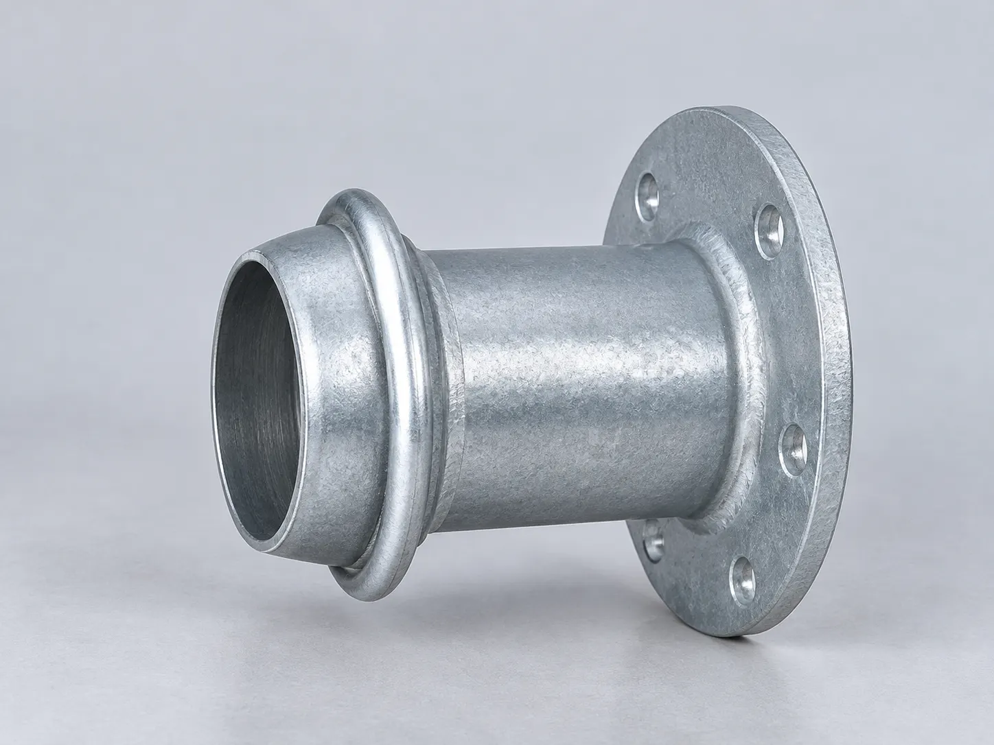 Galvanized flanged pipe