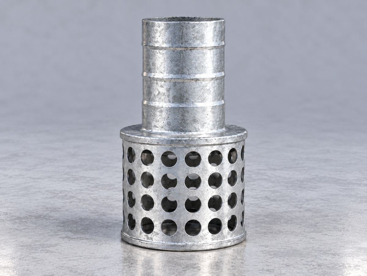 Galvanized suction strainer