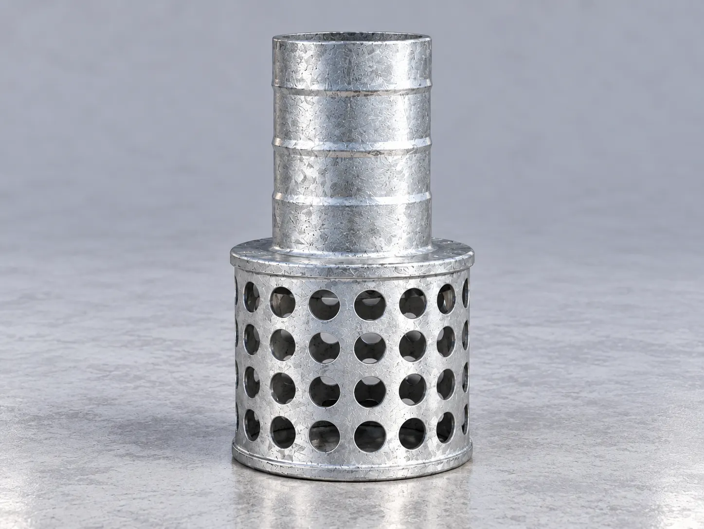 Galvanized suction strainer